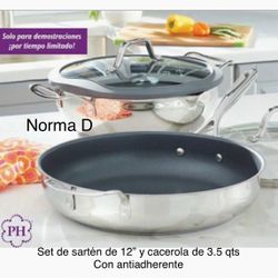 Set De Cacerola De 3 Qts Y Sartรฉn De 11โ Con Antiadherente Nuevas En Sus Cajas ๐บ Princess House ๐บ