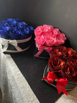 AREGLO DE ROSAS 🌹 ARTIFICIALES CON BRILLOS