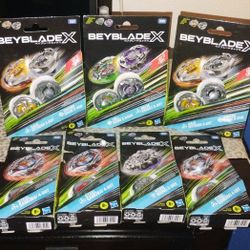 BeyBlade LOT:
Gale Wyvern 3-60T & Sword Dran 3-80B x 2
Yell Kong 3-60B & Helm Knight 5-80T x 1
Steel Samurai 4-80T x 3
Horn Rhino 3-80S x 1 