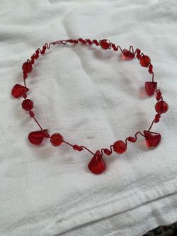 Red Choker Necklace