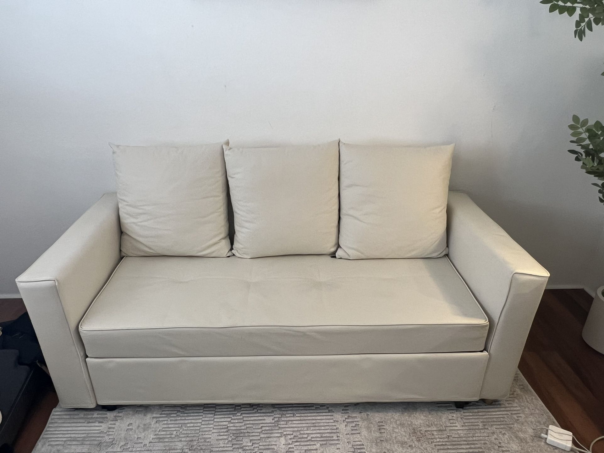 Cream Sleeper Sofa