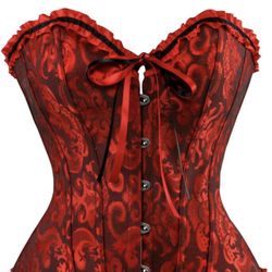 New Red/Black Corset - Perfect For Halloween