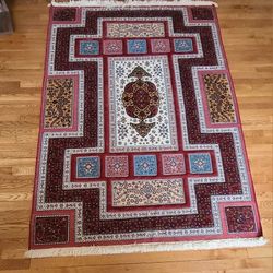 Persian hand-knitted Kilim Rug (4.5*6.5 ft)
