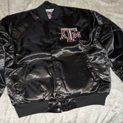 Texas A&M Black Bomber Jacket 