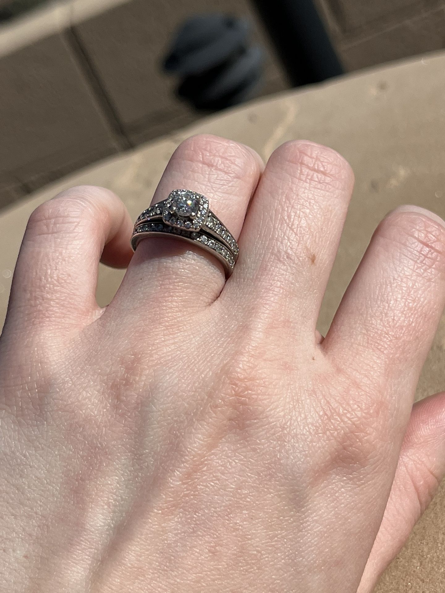 Princess Cut Engagement Ring Set Give Me Your Best Offer