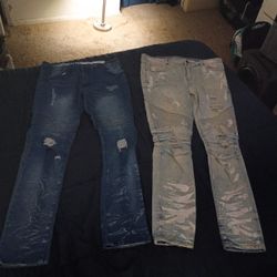 Mens Reason And Crysp Jeans
