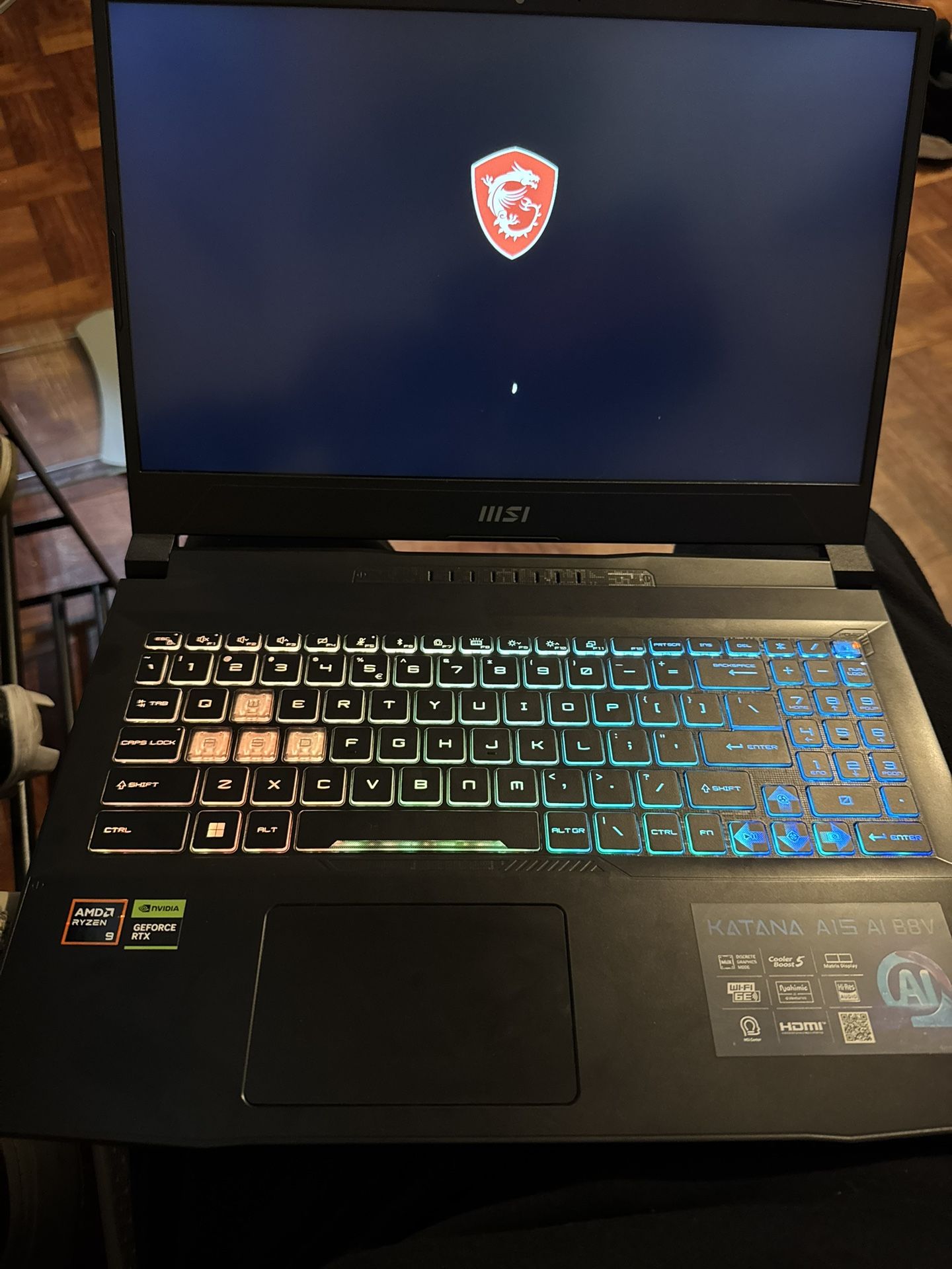 MSI - Katana 15 15.6" 144Hz FHD Gaming Laptop-Ryzen 9-8945HS with 16GB Memory-RTX 4070-1TB SSD - Black