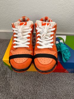 Nike orange lobster dunk