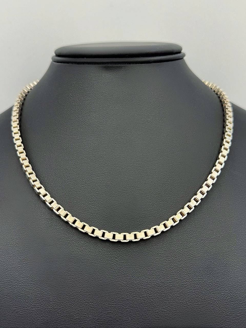 Tiffany & Co Venetian Link Chain Necklace 18" Sterling Silver 925