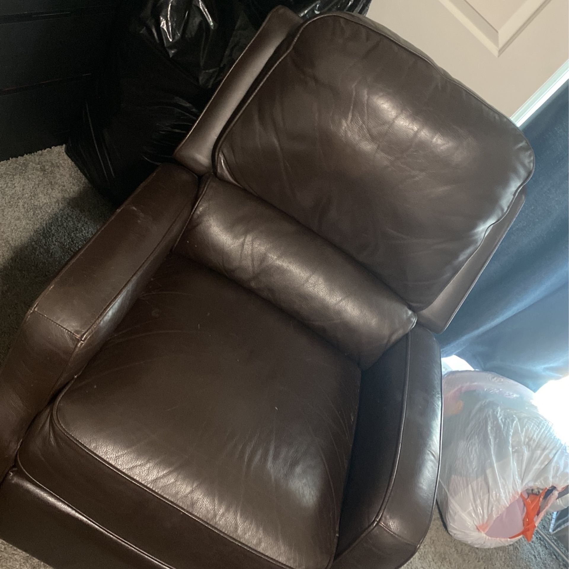 Leather Rocking Chair