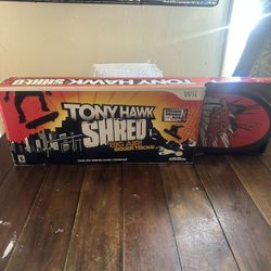 Tony Hawk Shred With Skateboard For The Wii