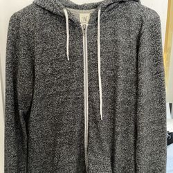 Grey Zip Up Hoodie