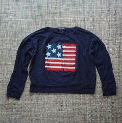 American Flag Sweater - Size Medium