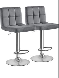 Bar Stools - Modern Adjustable Kitchen Island Chairs
