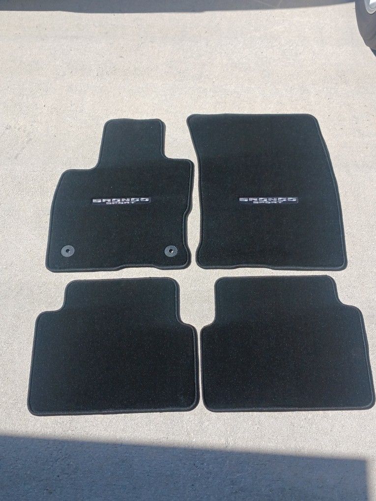 2023 Ford Bronco Sport OEM Floor Matts