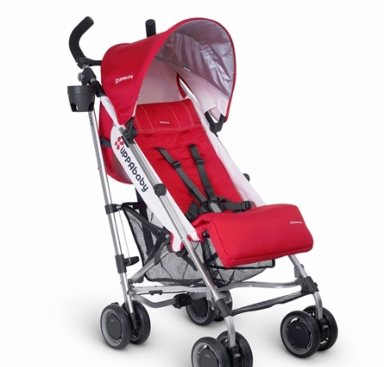 UPPABABY G-LUXE STROLLER (RED/SILVER)
