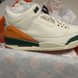 AIR JORDAN 3 RETRO OG SP SOLEFLY-MIAMI Size 10.5