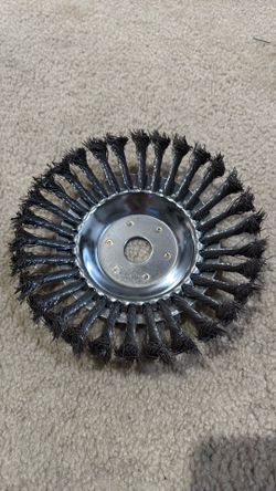 8 inch wire rotary NeJesZoe 8 Inch Steel Wire Rotary Weed Brush Cutter Trimmer Head for Weed Cutter Eater, Unbreakable Wired Trimmer Blade, Weed Trimm