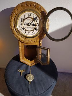 Coca-Cola Wall Clock Early 1960s,