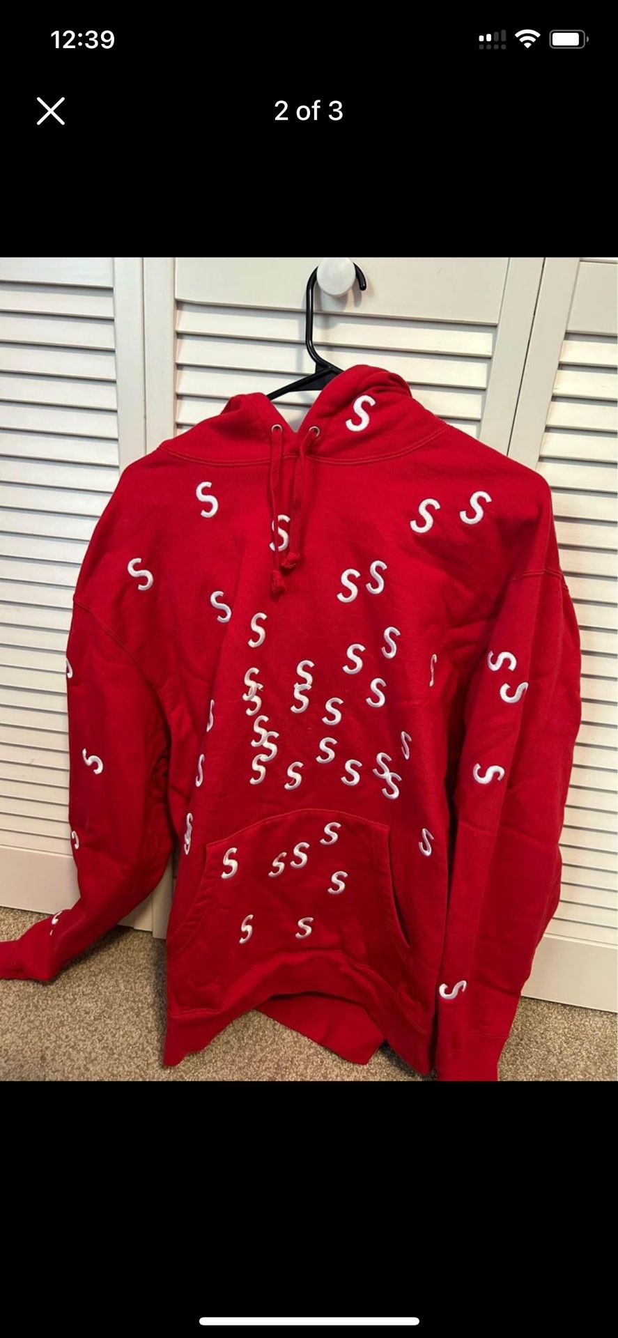 Supreme Hoodie LARGE