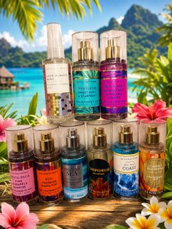 Travel body sprays