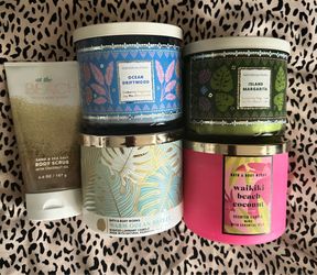 Bath and body candles