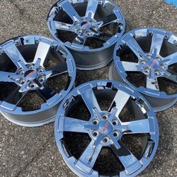 22” GMC YUKON DENALI CHEVROLET CHEVY CADILLAC WHEELS WE FINANCE NEW SET RIMS CHROME 