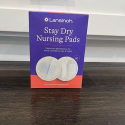 Lansinoh Stay Dry Nursing Pads - 60 Count 