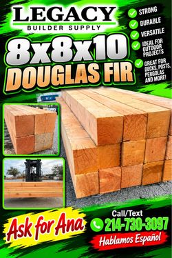 8x8x10 Douglas Fir