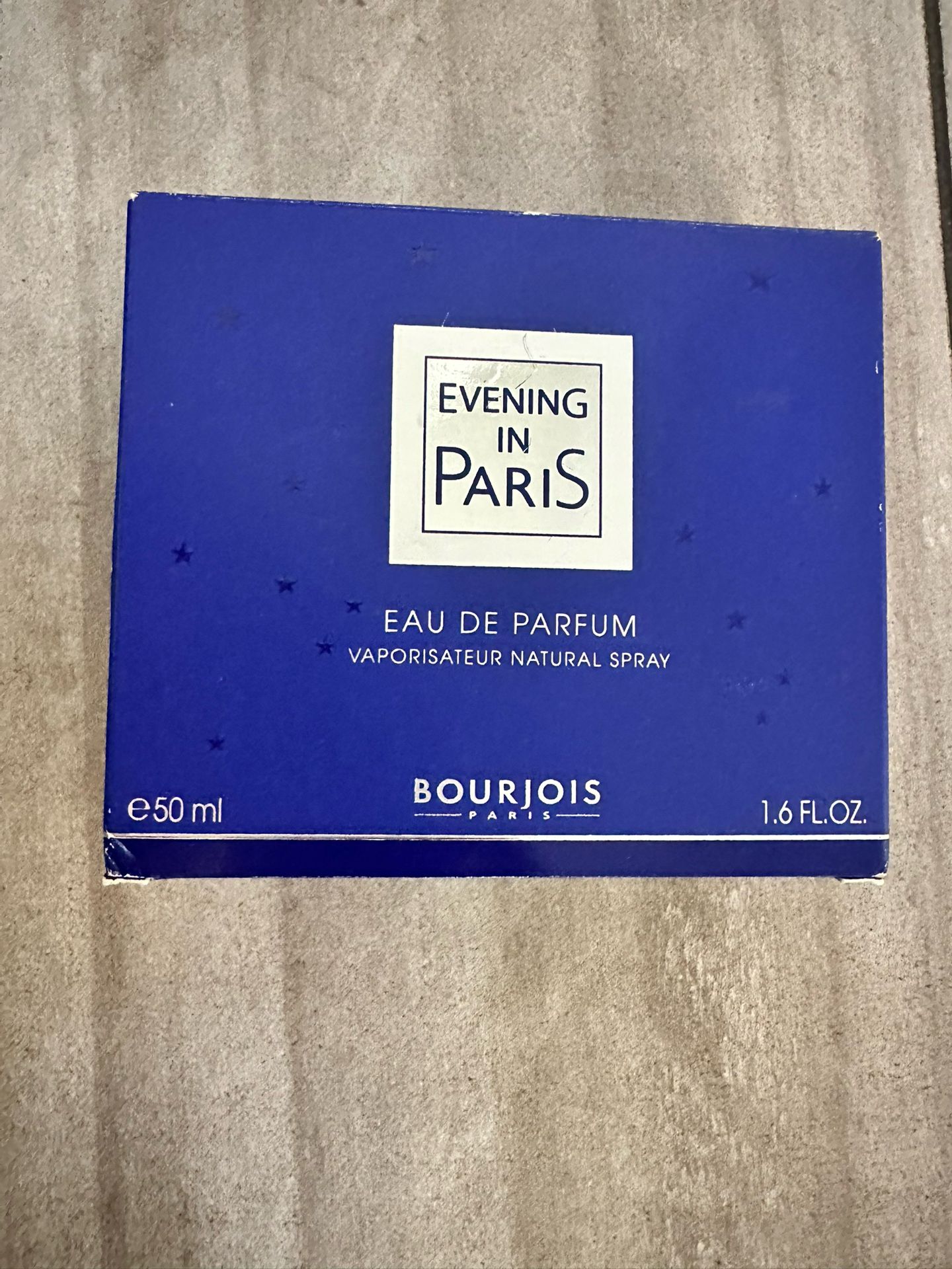 EVENING IN PARIS Eau de Parfum by Bourjois Women Spray 1.6 fl. oz. New in Box