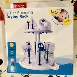 Playtex 2 Tier Spinning Drying Rack