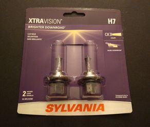 Sylvania H7 XtraVision Halogen Headlight Bulbs – 2 Pack – New