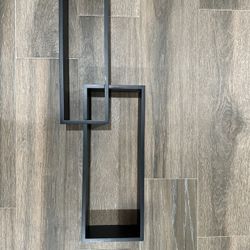 Black Floating Wall Shelves