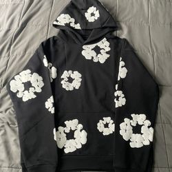 Black Denim Tear Hoodie XL