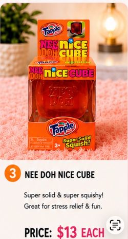 Nee Doh Nice Cube Stress Toy