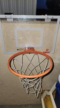 Over the door metal hoop.