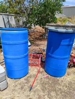 Barriles para guardar agua
