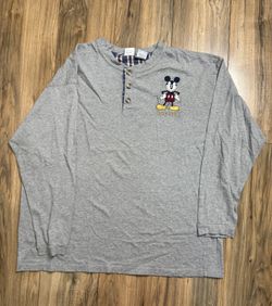 Vintage Genuine Mickey Mouse Long Sleeve Shirt 