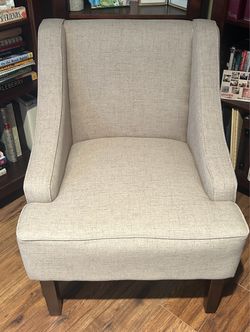 Swoop Arm Accent Chair, Tan
