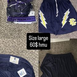 Size large brand new Eric Emmanuel shorts