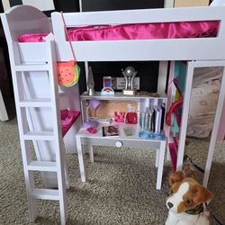 Doll Loftbed And Desk