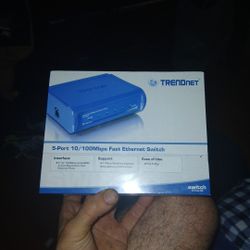 Trend Net 5-port 10/100 MBPS FAST ETHERNET SWITCH