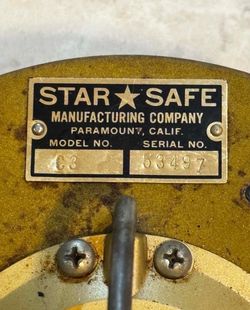 Star Safe Manufacturing Company- 2 for $500