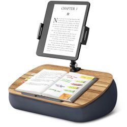 Lap Beanbag Cozy Kindle Pillow Stand for Bed with Adjustable Arm, 360° Tablet Holder, Fits 4.7"-13" Kindle, iPad, Phone, Lap 🆕✅Reg. List Price $49.98