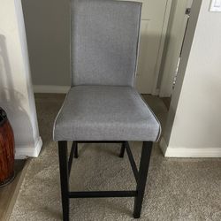 Gray And Tall Chairs