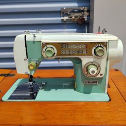 Sewing table and machine 