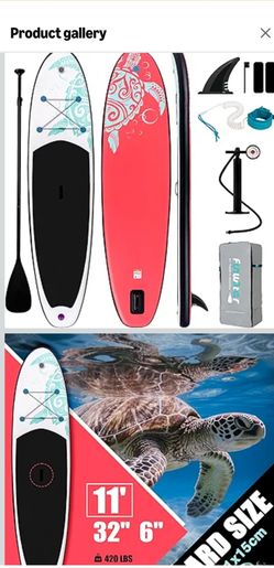 Funwater 11ft Inflatable Stand Up Paddle Board
