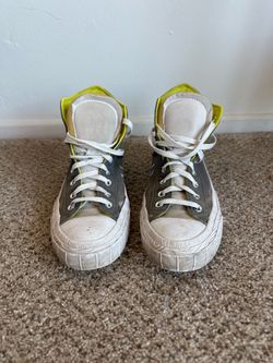 Converse Chuck Taylor All Star Edge Glow Sneakers Unisex Size 10 Grey A01429C