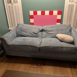 Blue Suede Couch (must be able to transport!)
