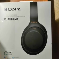 Sony Headphones WH-100MX4 Noise Cancelation 